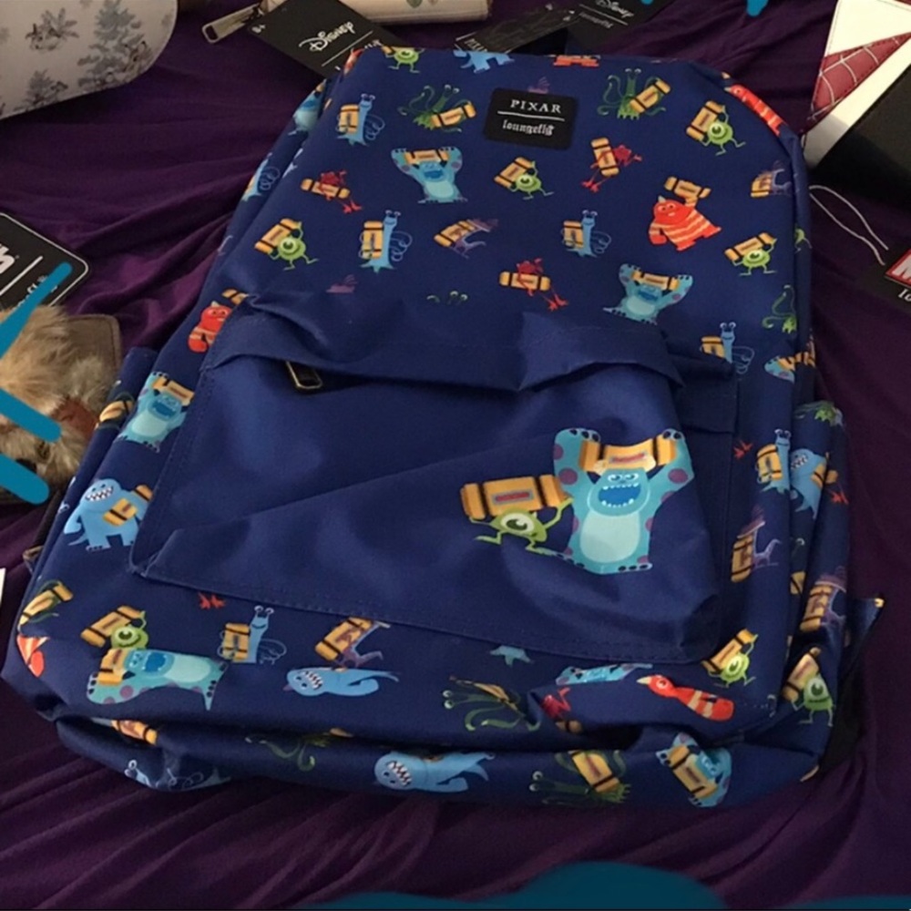 Disney Pixar Loungefly Monsters Inc Backpack